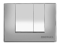 Кнопка Berges S2 для инсталляции NOVUM матовый хром 040042