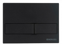 Кнопка Berges L5 для инсталляции NOVUM Soft Touch черная 040015