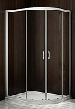 Душевое ограждение BAS LATTE R-120-C-WE 80x120 прозрачное стекло