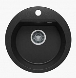 Мойка гранитная POLYGRAN Atol 460 678897 черный №16