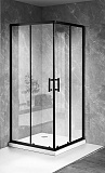 Душевой уголок Oporto Shower 8013B 100x100x190 см две раздвижные двери стекло прозрачное 6 мм