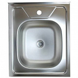 Мойка накладная Vladix L-404 50*60 0.6x160 выпуск 1 1/2
