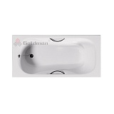 Ванна чугунная  Goldman Donni 170х80х42, с ножками и ручками