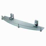 Полка стеклянная с бортиком Wasser Kraft Leine K-5044