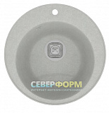 Мойка кварцевая Tolero R-108 (серый металлик)