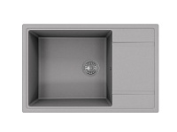 Кухонная мойка ЛИПСИ 780XL Серый шёлк