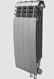 Биметаллический радиатор Royal Thermo Biliner 500 V 4 секции Silver Satin нижнее подключение