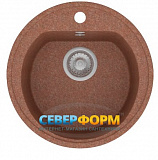 Мойка гранитная POLYGRAN F-05 (терракот)