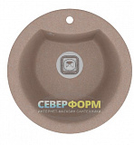 Мойка кварцевая Tolero R-108E (темно-бежевый)