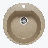 Мойка гранитная POLYGRAN Atol 520 627475 песочный №302