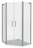 Душевое ограждение BAS PANDORA PNT-TD-100-C-CH 100x100 прозрачное стекло