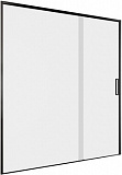 Душевая дверь Aquanet Pleasure Evo 160 AE65-N160-BT профиль черный, прозрачное стекло