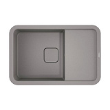Каменная мойка Omoikiri Tasogare 78-GR Artgranit/leningrad grey прямоугольная с крылом