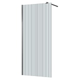 Душевая перегородка Azario Walk-in 900х1950 рифленое стекло 8 мм, профиль графит матовый (AZ-251-90-MGR-CRF)