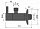 Вентиль для сантехнических приборов 1/2"*3/8" Alcaplast ARV001Black