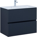 Тумба с раковиной Aquanet Джейн 80 цв.маренго (раковина Фортуна)