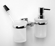 Держатель дозатора и стакана Lippe K-6589 WASSER KRAFT, (Германия)