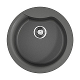 Каменная мойка Omoikiri Yasugata 48R-PL Tetogranit/платина круглая