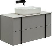 Тумба под раковину Allen Brau Reality 100 1.32007.PGM платина матовый