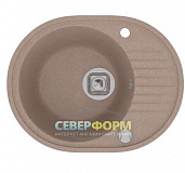 Мойка кварцевая Tolero R-122 (темно-бежевый)