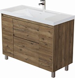 Тумба с раковиной Aquanet Nova lite 2.0 110 дуб рустикальный