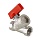 Кран шаровой 1/2" с цельным корпусом Valtec VT.290.N.04