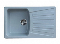 Мраморная мойка GRANICOM G005, серебро