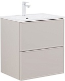 Тумба под раковину Aquanet Арт 60 бежевый