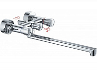 Смеситель для ванны Haiba HB20866