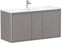 Тумба под раковину Allen Brau Paris 120 1.360004.PGM платина матовый