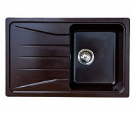 Мраморная мойка GRANICOM G022 шоколад