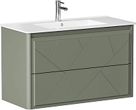 Тумба под раковину Allen Brau Paris 100 1.360002.CGM олива матовый