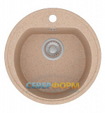 Мойка гранитная POLYGRAN F-05, опал
