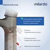 Смеситель для умывальника Milardo Rora графит RORGM00M01