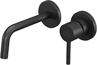 Смеситель для раковины Allen Brau PaffoniLab Light LIG006NO70 (с внутренней частью) черный матовый