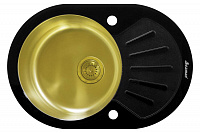 Кухонная мойка Seaman Eco Glass SMG-730B-Gold.B