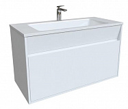 Тумба подвесная с умывальником Iddis 100см Esper ESP10W0i95K