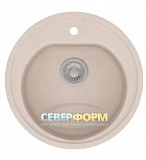 Мойка гранитная POLYGRAN F-08 (хлопок)