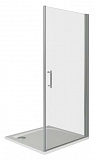 Душевое ограждение BAS MOKKA DR-80-C-WE 80 прозрачное стекло