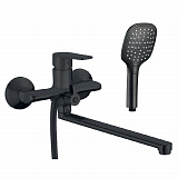 Смеситель Osgard для ванны с длинным изливом PLATT BLACK 87223