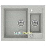 Мойка кварцевая Tolero R-109 (серый металлик)