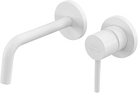 Смеситель для раковины Allen Brau PaffoniLab Light LIG006BO70 (с внутренней частью) белый матовый