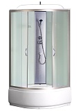Душевая кабина Loranto  90х90х215 матовое стекло 4 мм, поддон 40 см. профиль хром матовый (CS-6690 F, 90*90*215)