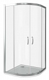 Душевое ограждение BAS INFINITY R-80-C-CH 80x80 прозрачное стекло