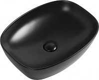 Раковина накладная Aquanet Fine-1-MB 50 черный матовый