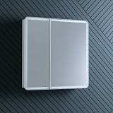 Зеркальный шкаф Aquanet Оптима 80 с LED подсветкой