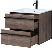 Тумба под раковину Aquanet Lino 60 Дуб Веллингтон