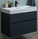 Тумба под раковину Aquanet Бруклин 85 антрацит матовый