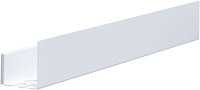 Полка Aquanet Магнум 90x12 белая матовая, с крючками