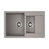 Каменная мойка Omoikiri Daisen 78-2-GR Artgranit/leningrad grey